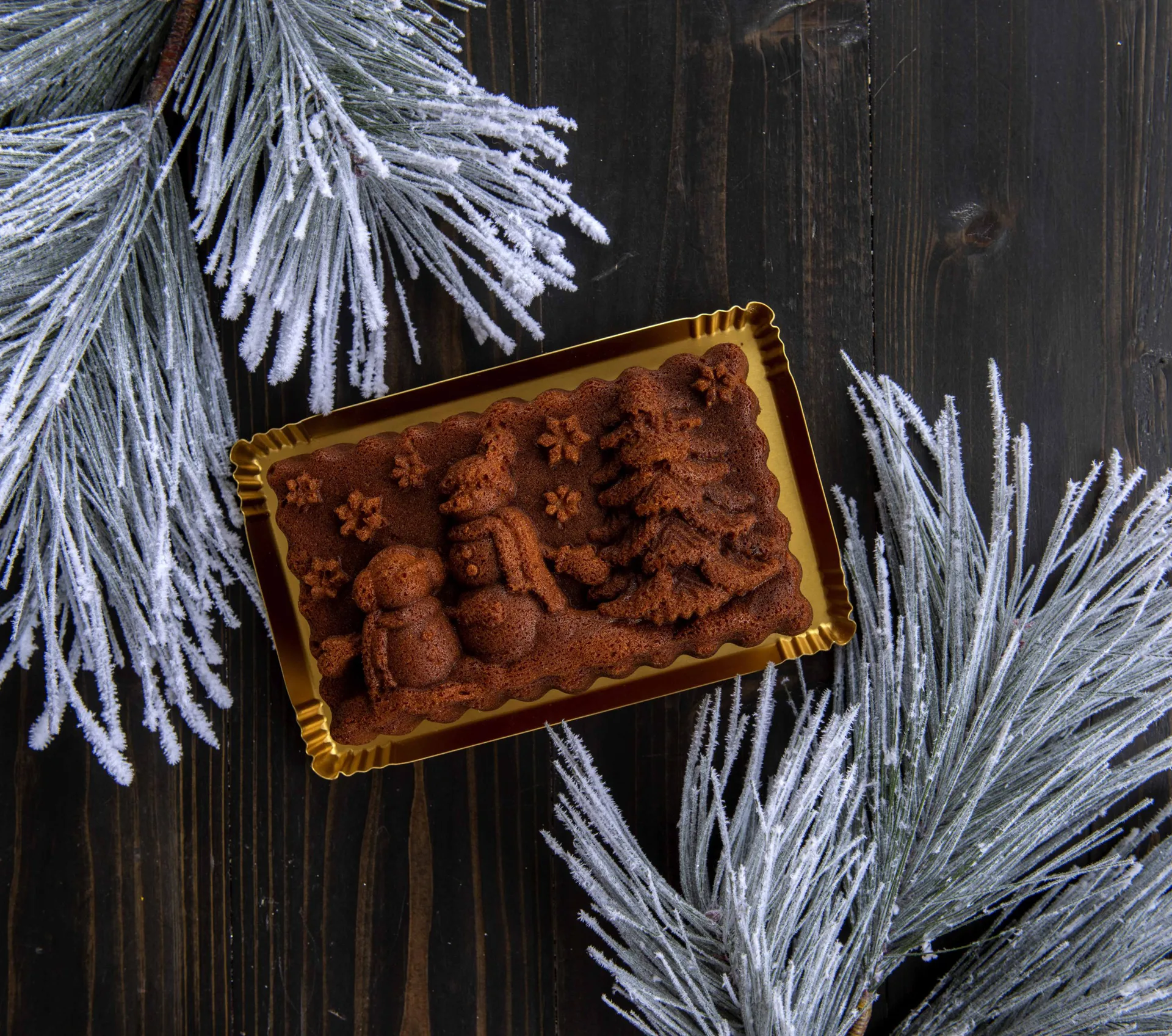 Nordic Ware Winter Wonderland bread tin 1,4 L, Silver Nordic Ware