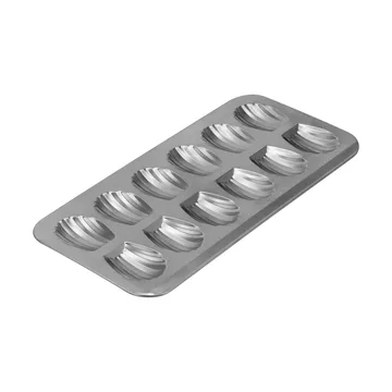 BAKE madeleine tin - Stainless steel, 12 pcs - Nordwik