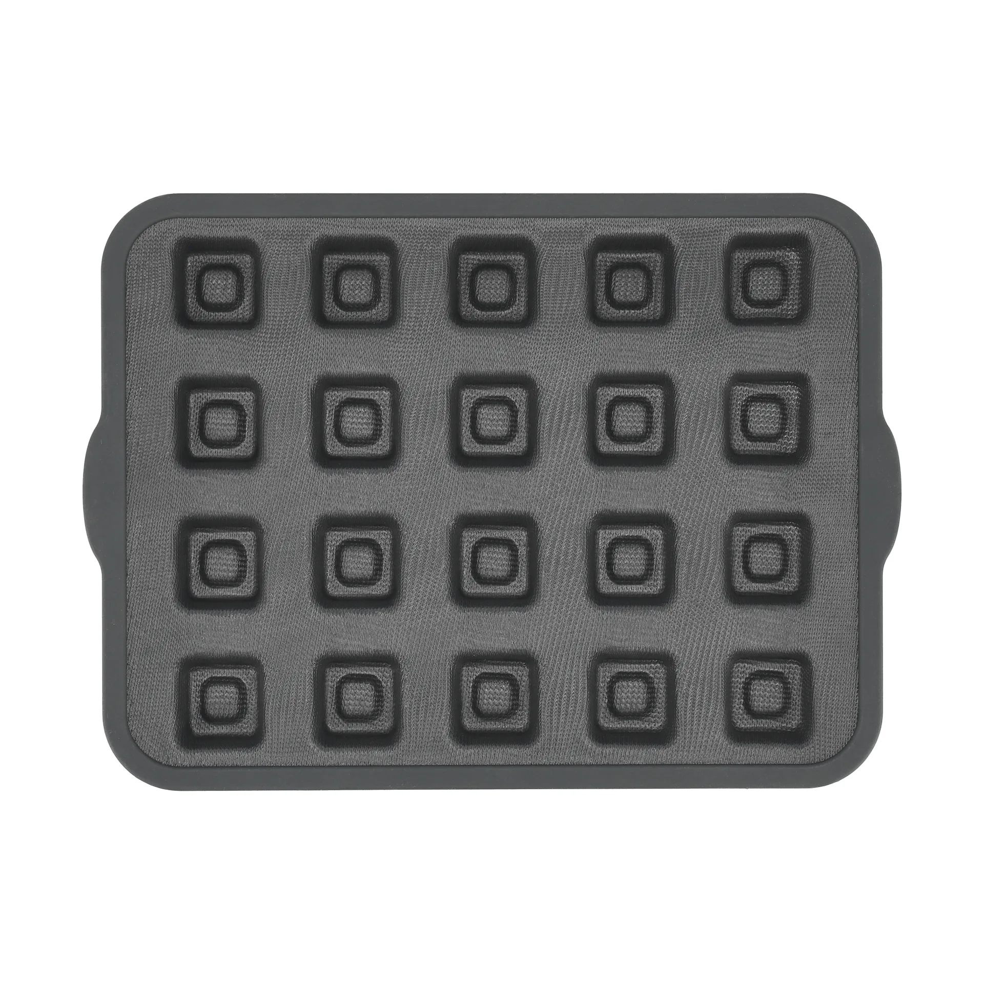 BAKE silicone mould with reinforced frame, Square, 20 pcs Nordwik