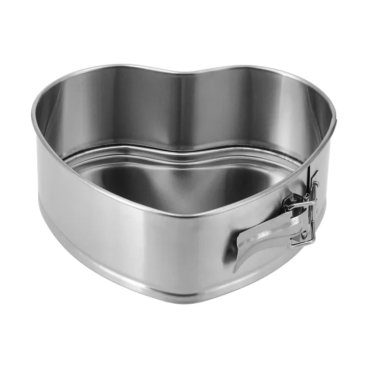 BAKE springform tin - Heart, stainless steel, 22x20 cm - Nordwik