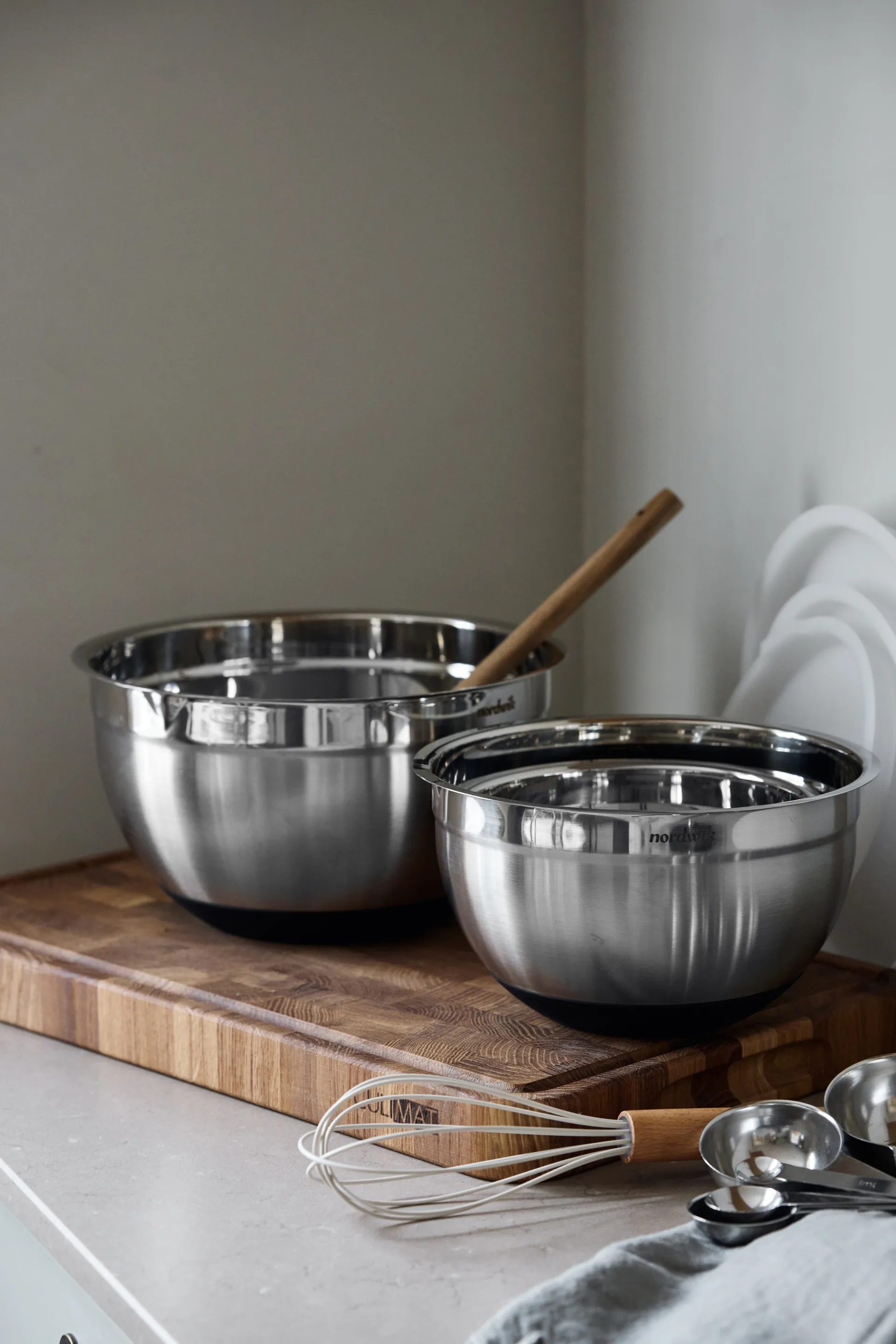 Bowls with lids Premium 3 pieces, Stainless steel Nordwik