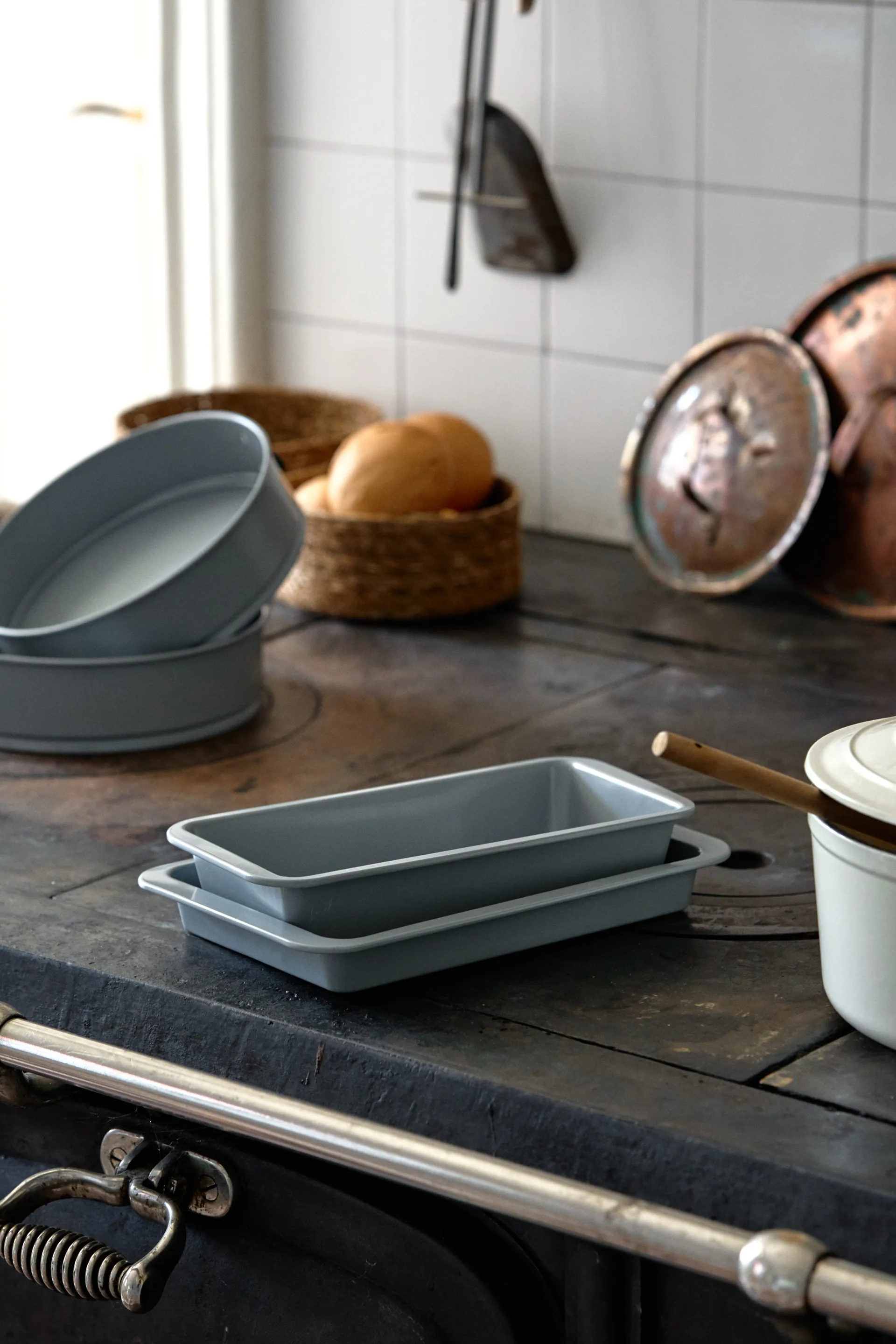 Nordwik baking pan ceramic non-stick silver 32 cm, 31.5x20 cm Nordwik