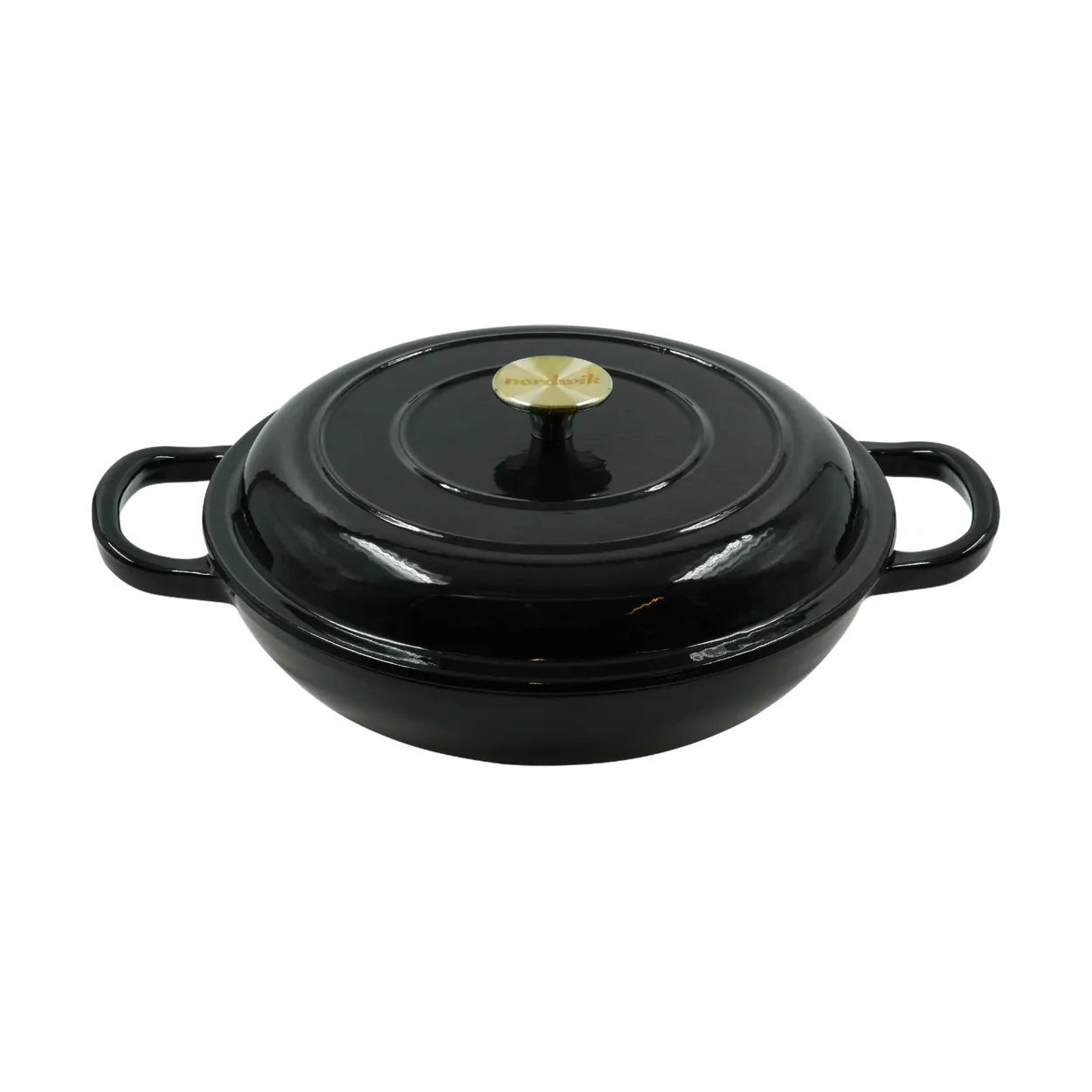 Nordwik buffet Pot 2 l Cast iron-black | Scandinavian Design | Cooking pots & Casserole dishes | Black