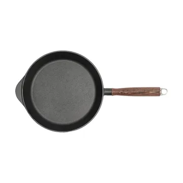 Nordwik cast iron frying pan with wooden handle - 28 cm - Nordwik