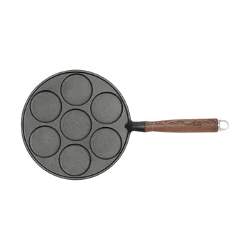 Nordwik cast iron griddle pan with wooden handle - 25.5 cm - Nordwik
