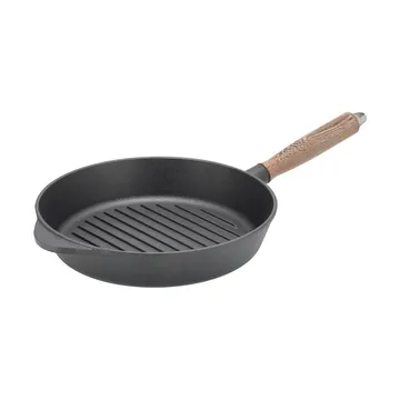 Nordwik cast iron grill pan with wooden handle - 28 cm - Nordwik