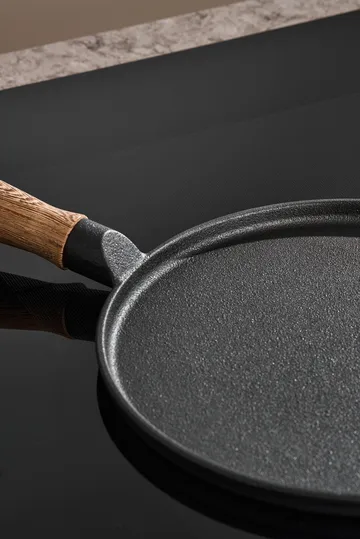 Nordwik cast iron pancake pan with wooden handle - 23 cm - Nordwik