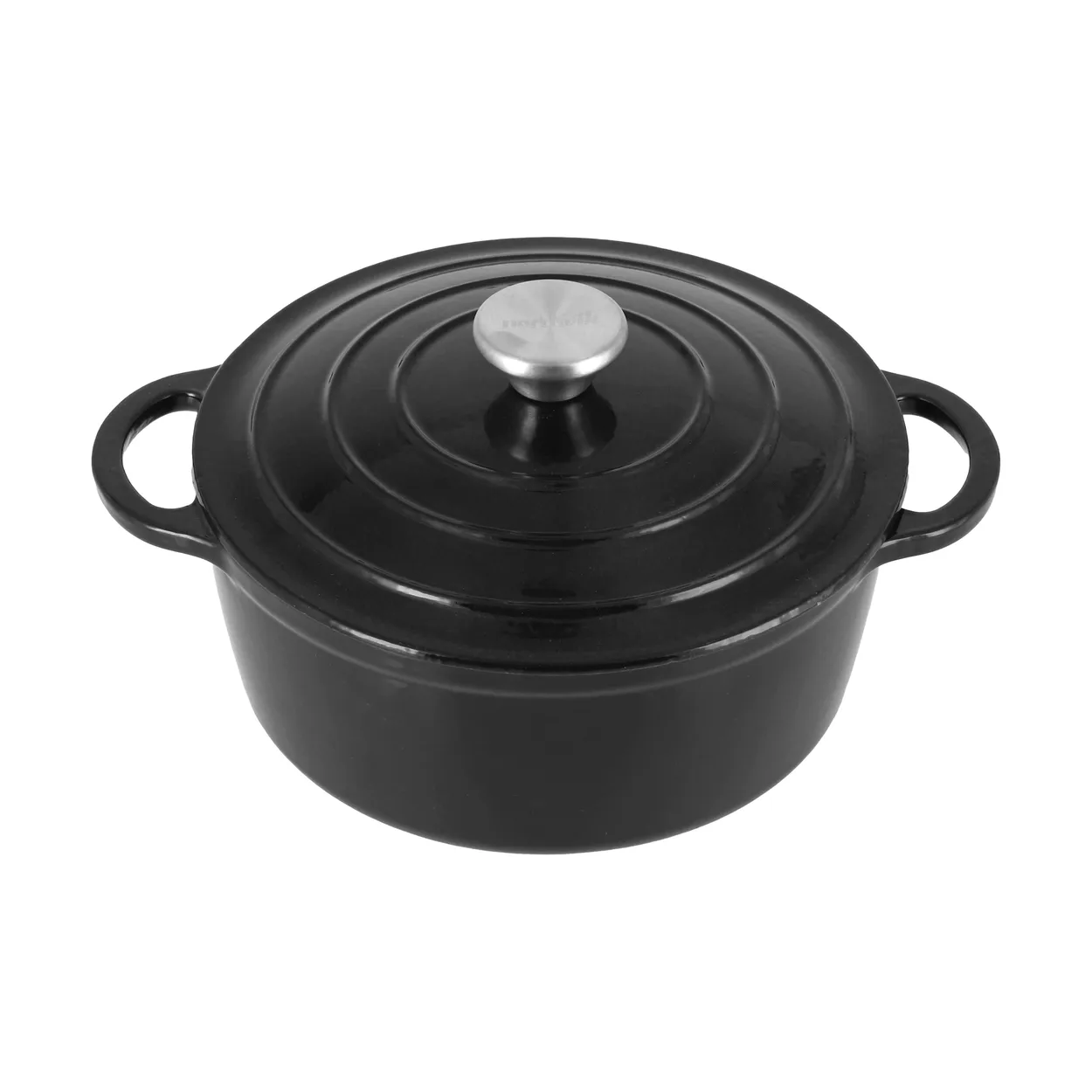 Nordwik cast iron pot round 2.5 l Black | Scandinavian Design | Cooking pots & Casserole dishes | Black