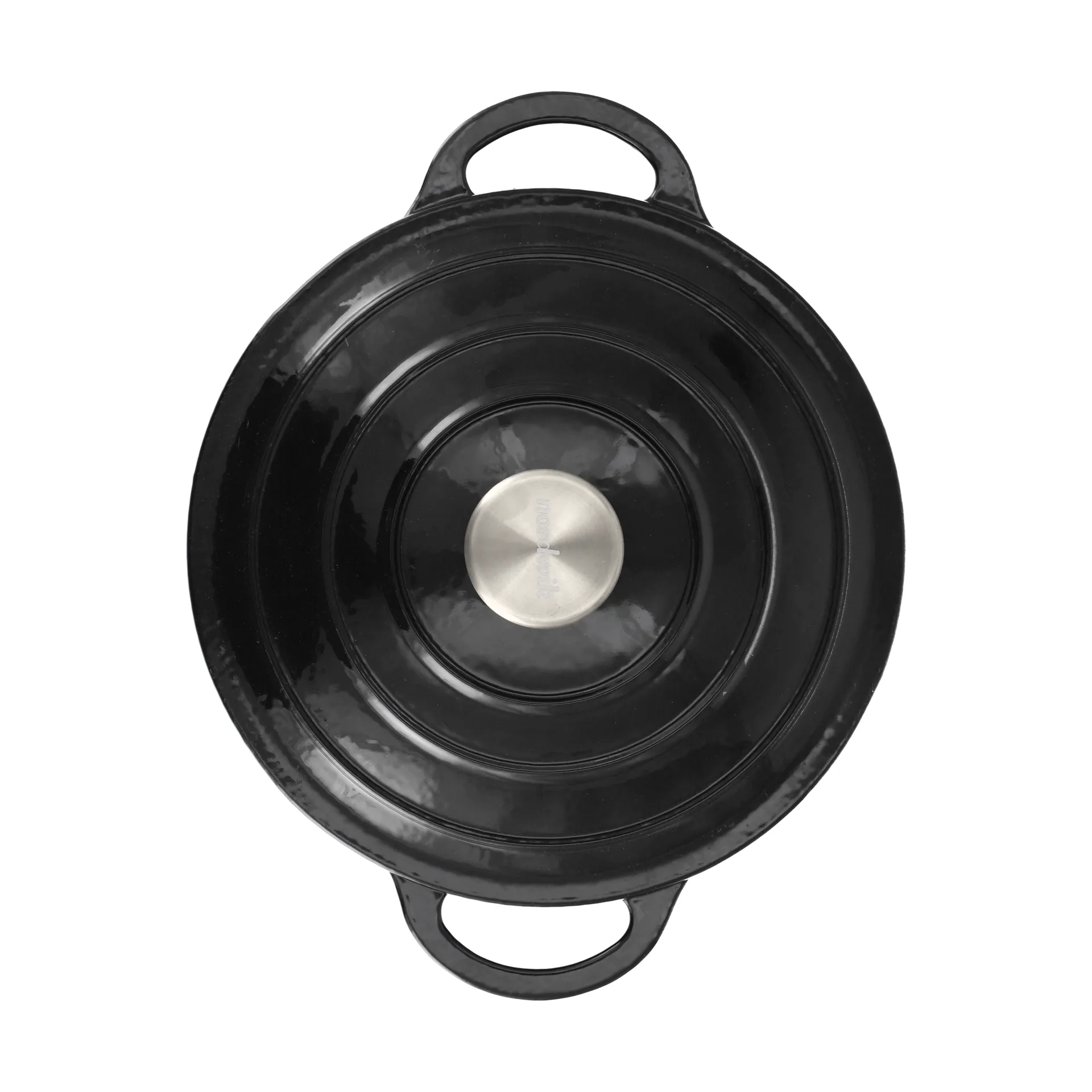 Nordwik cast iron pot round 2.5 l, Black Nordwik