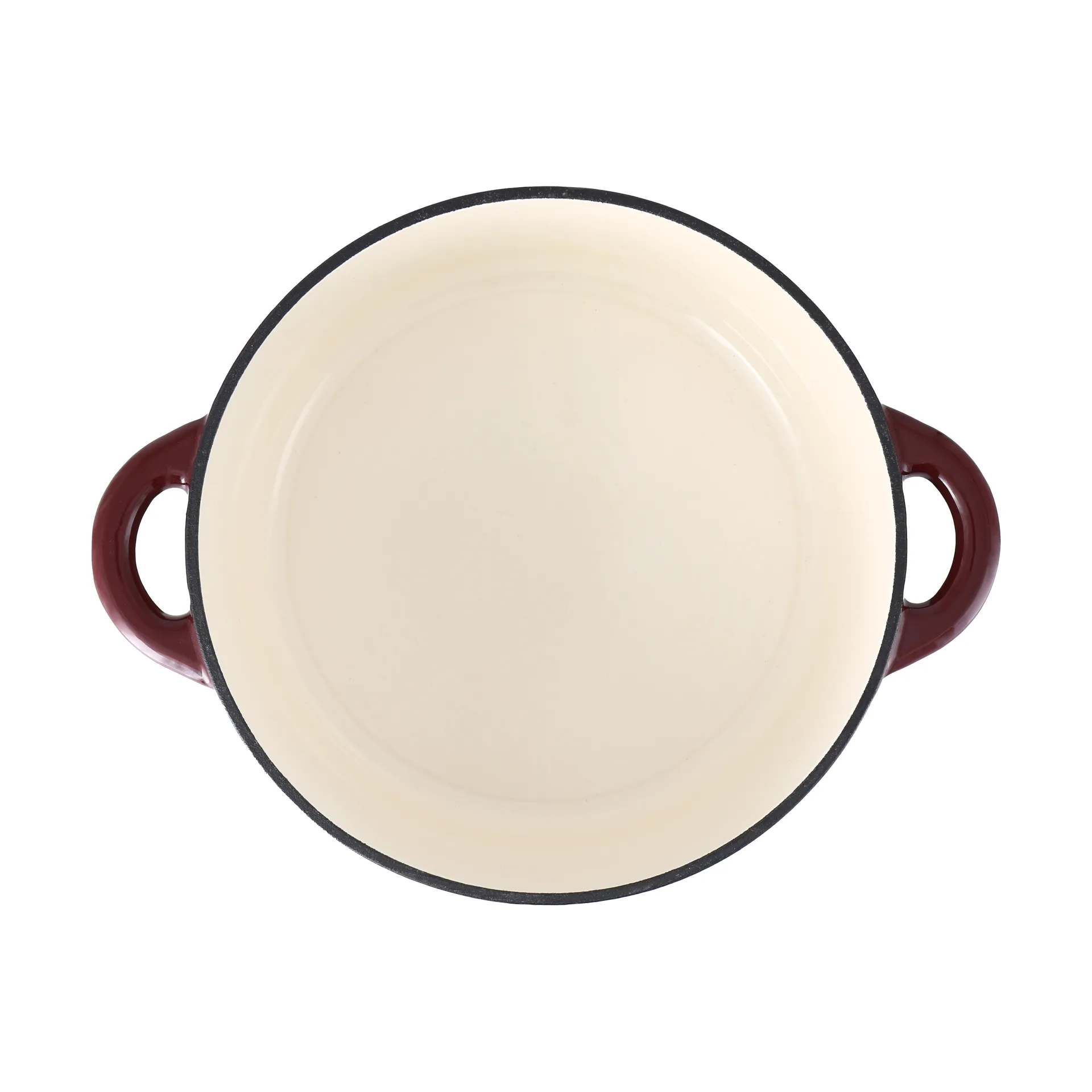 Nordwik cast iron pot round 5 l, Burgundy Nordwik