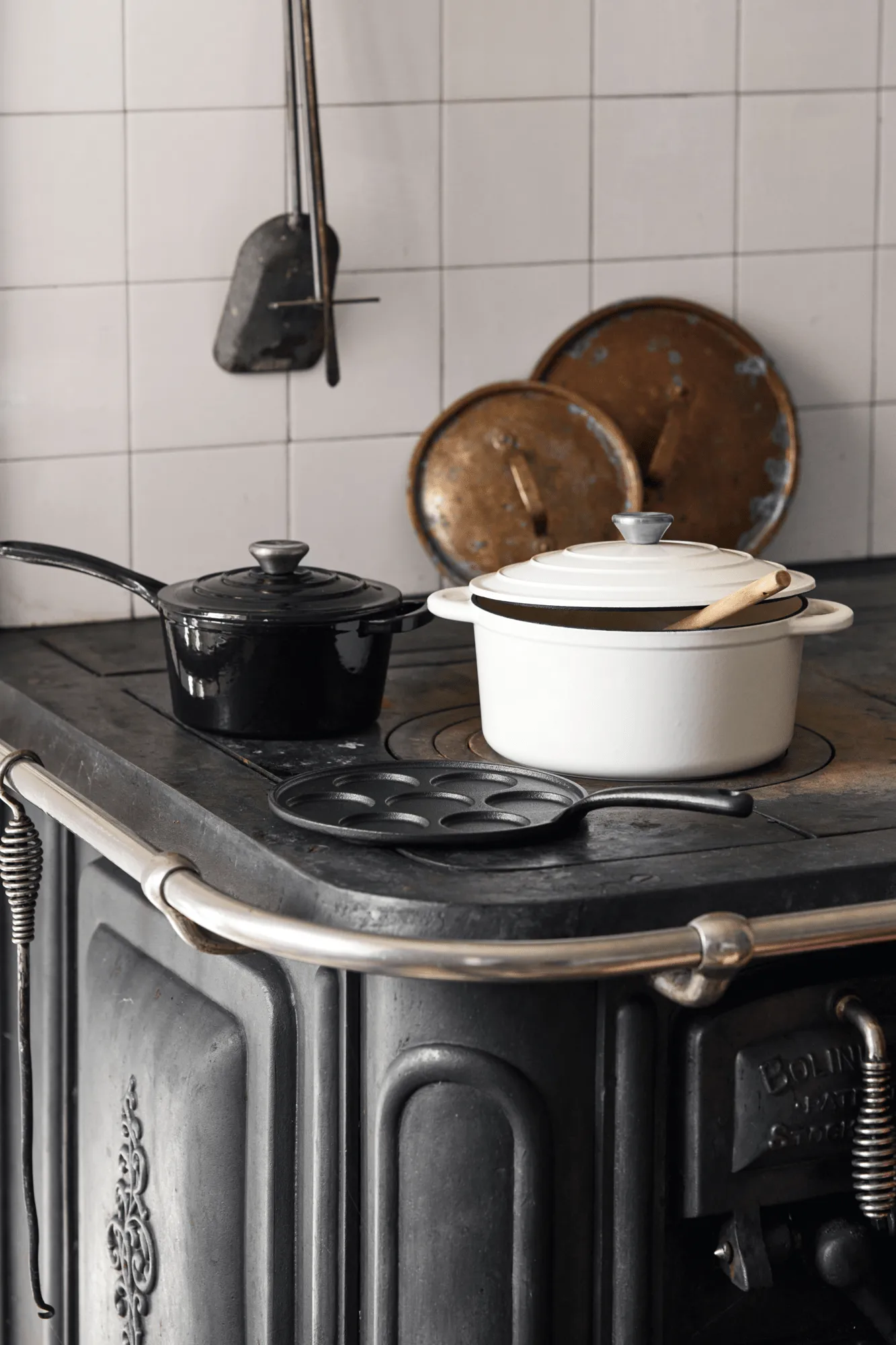Nordwik cast iron pot round 5 l, White Nordwik