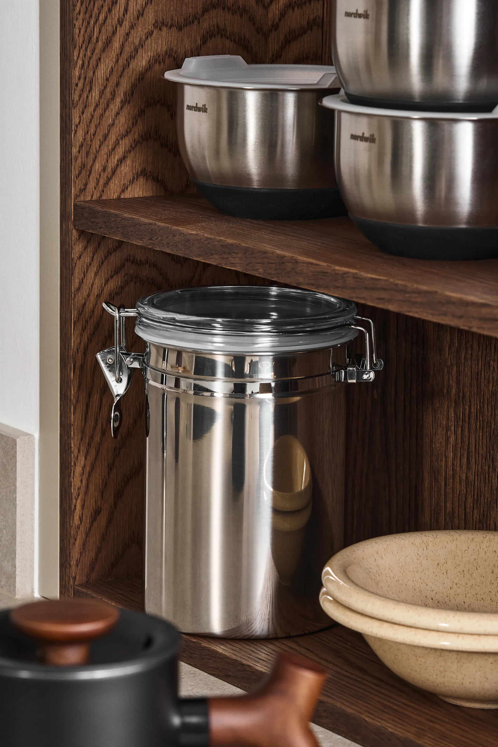 Nordwik coffee can 1.8 l, Stainless steel Nordwik