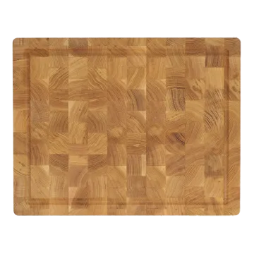 Nordwik end-grain cutting board with juice groove 36x46 cm - Oak - Nordwik