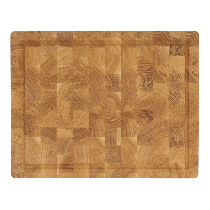 Nordwik end-grain cutting board with juice groove 36x46 cm - Oak - Nordwik
