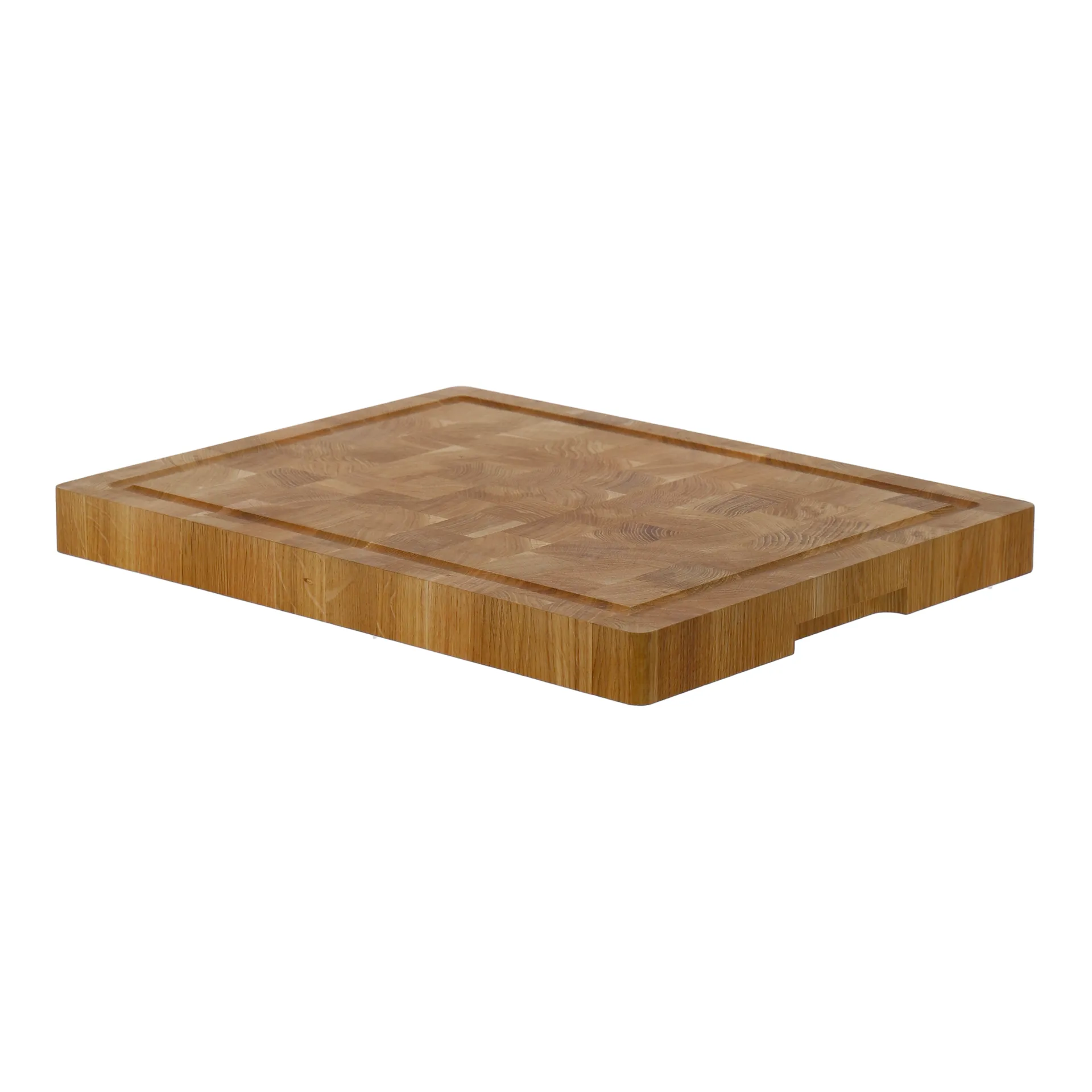 Nordwik end-grain cutting board with juice groove 36x46 cm, Oak Nordwik
