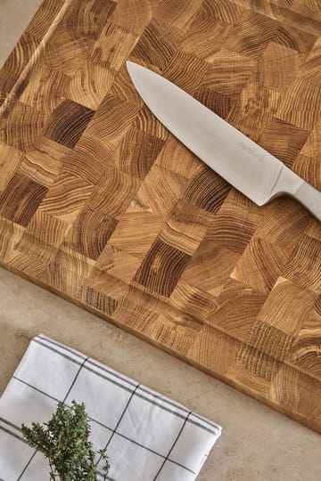 Nordwik end-grain cutting board with juice groove 36x46 cm - Oak - Nordwik