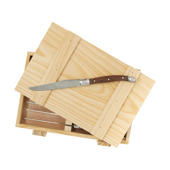 Nordwik French steak knife 8 pcs, Stainless steel-wood Nordwik