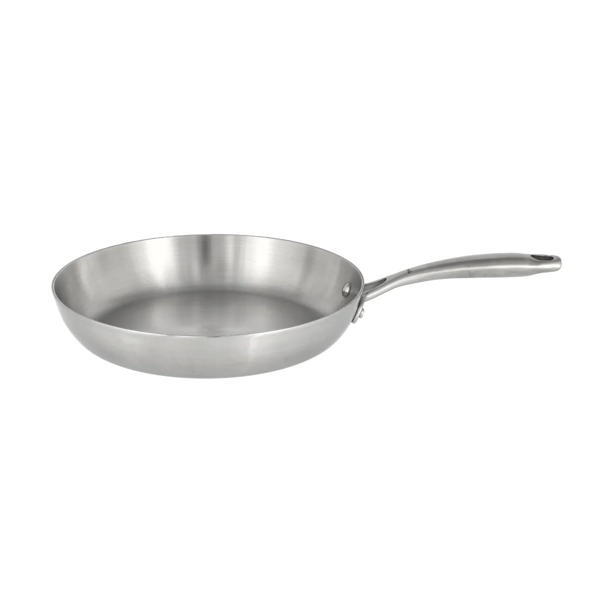 Nordwik frying pan 3-ply stainless steel 24 cm | Scandinavian Design | Frying pans & skillets | Silver-coloured