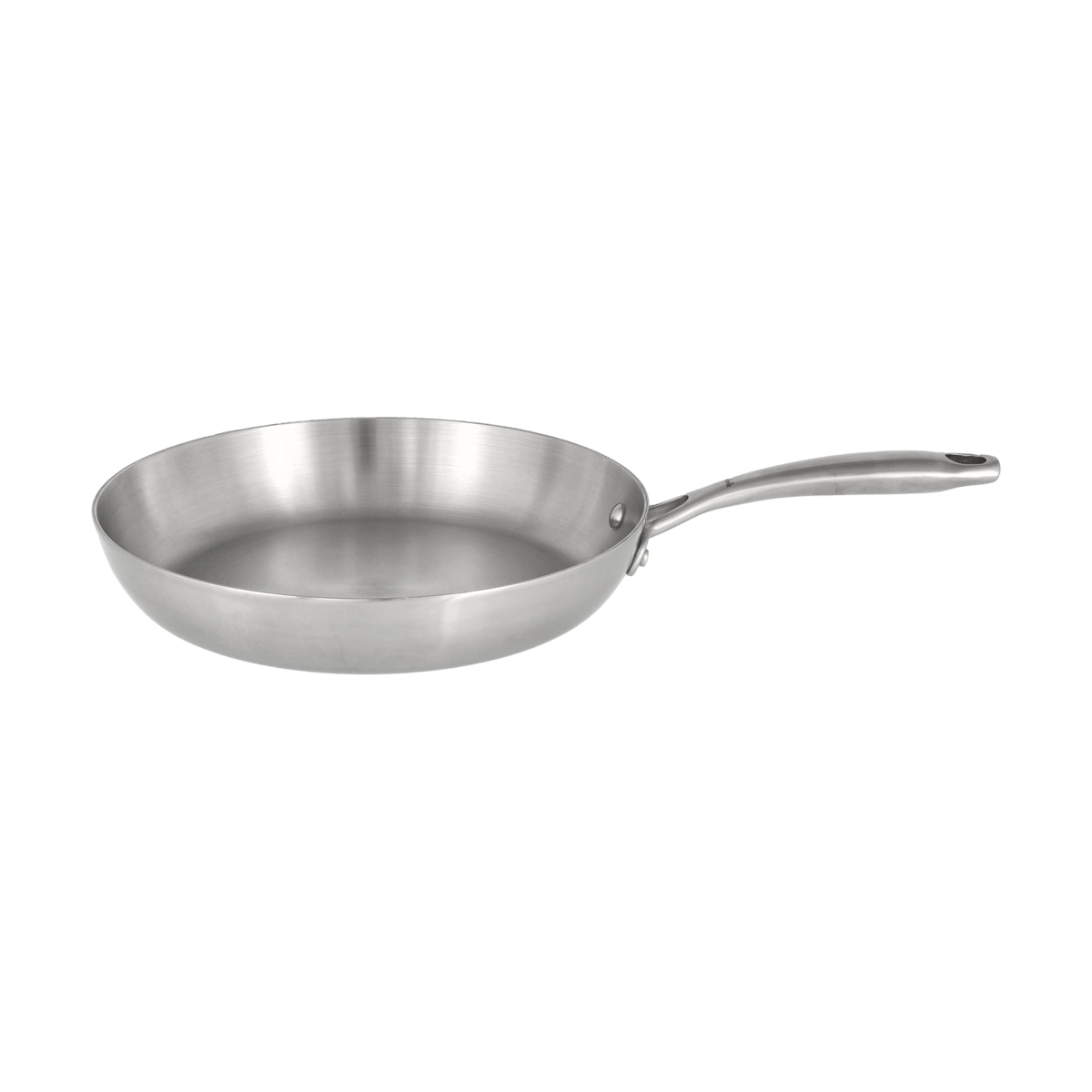 Nordwik frying pan 3-ply stainless steel 24 cm | Scandinavian Design | Frying pans & skillets | Silver-coloured