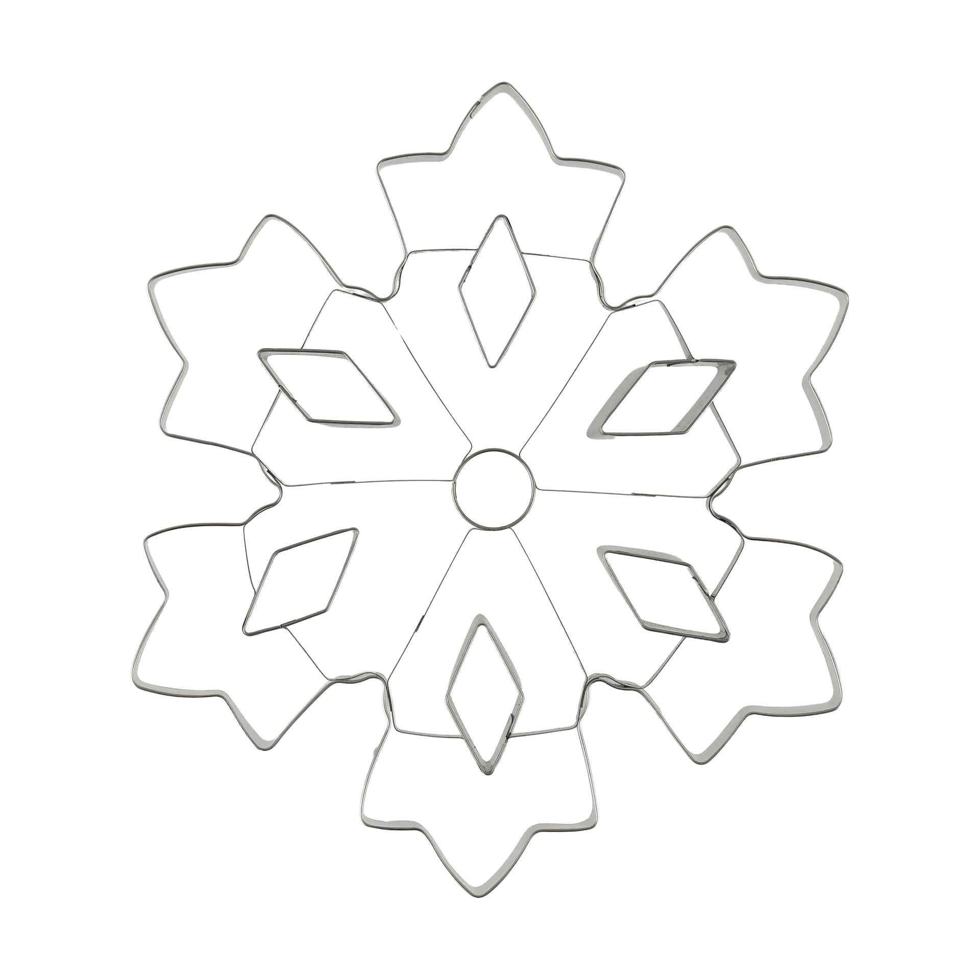Nordwik gingerbread cutter snowflake, Large Nordwik