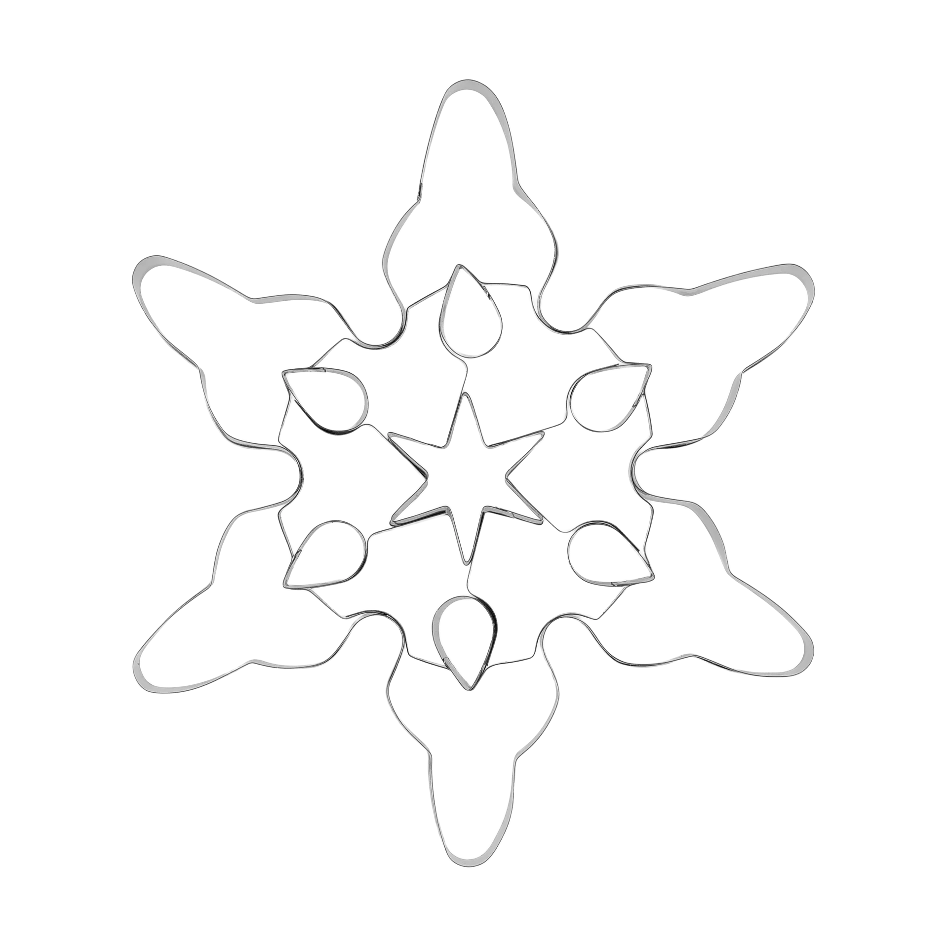 Nordwik gingerbread cutter snowflake, Medium Nordwik