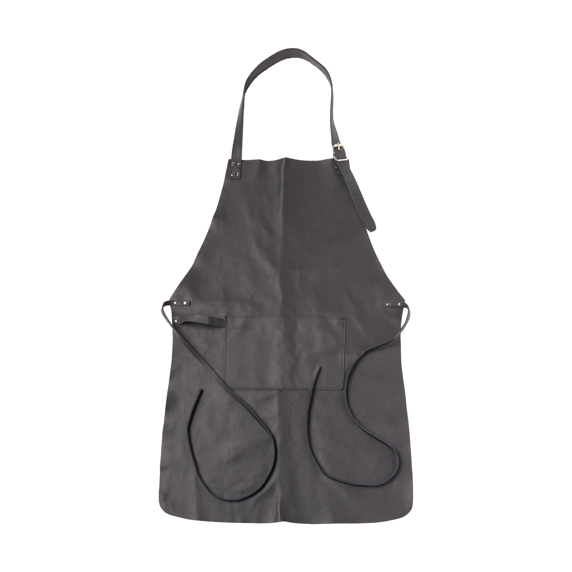 Nordwik leather apron, Black Nordwik