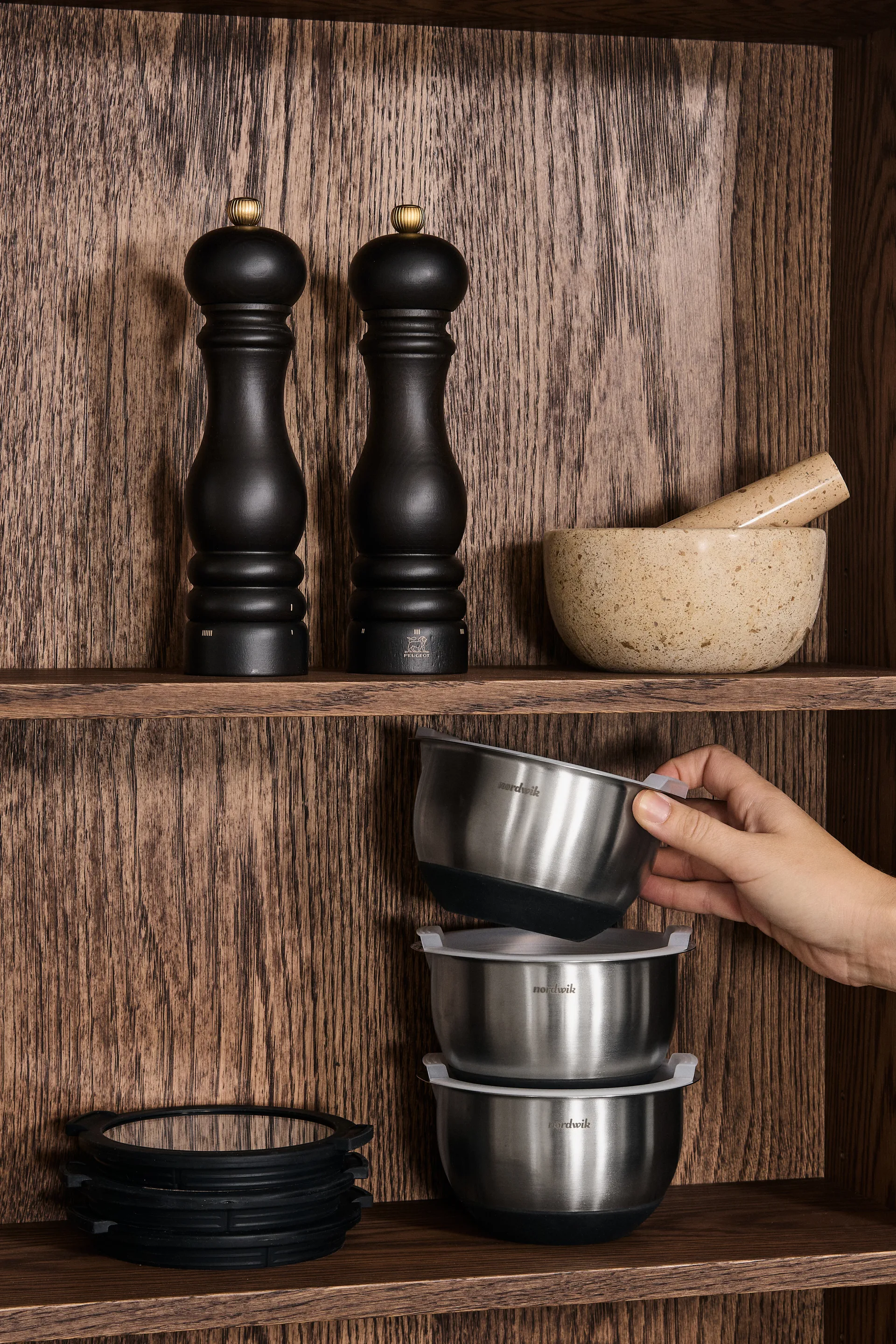 Nordwik minibunks with premium lid, 3-pack Nordwik