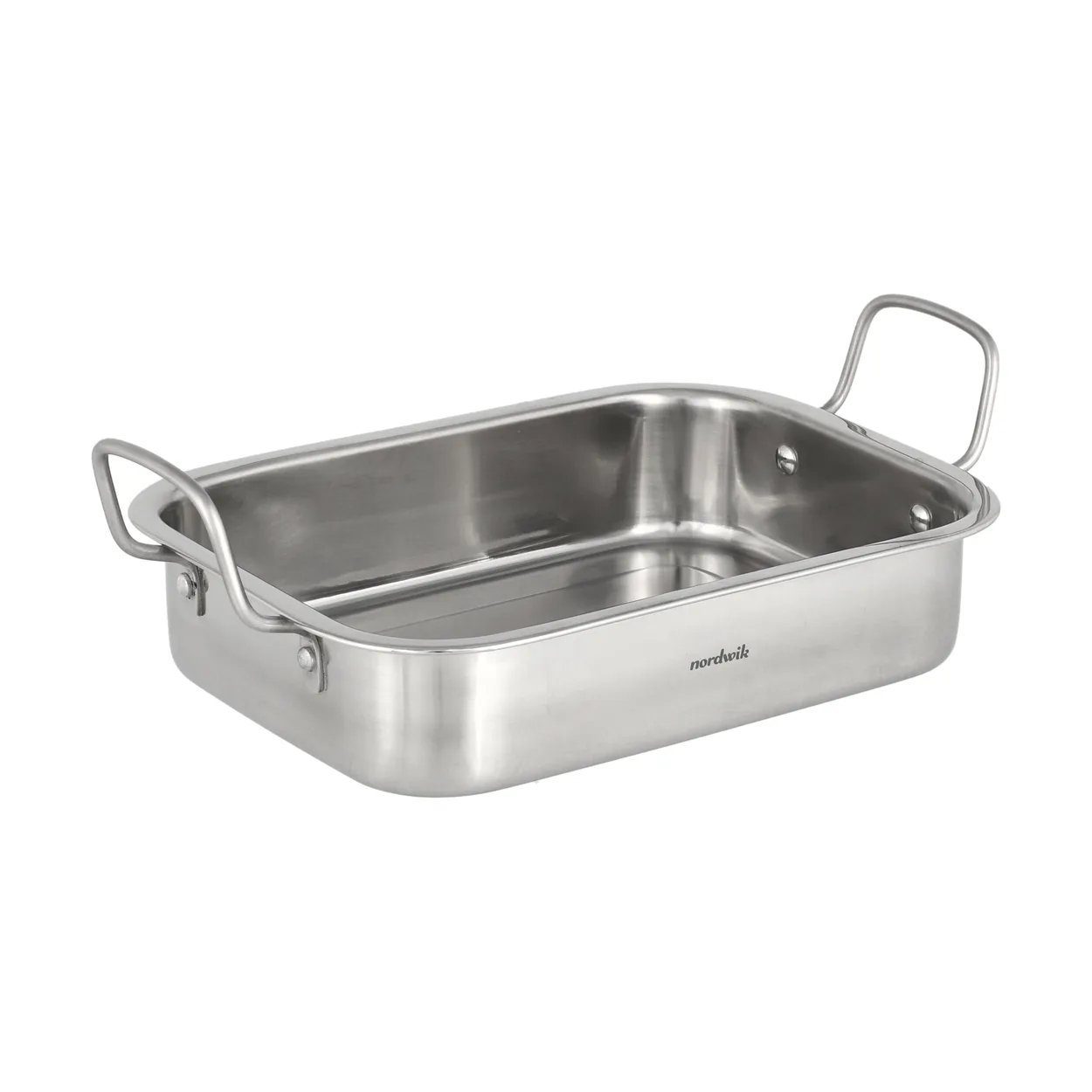 Nordwik oven dish with handles 27 cm | Scandinavian Design | Oven dishes | Silver-coloured