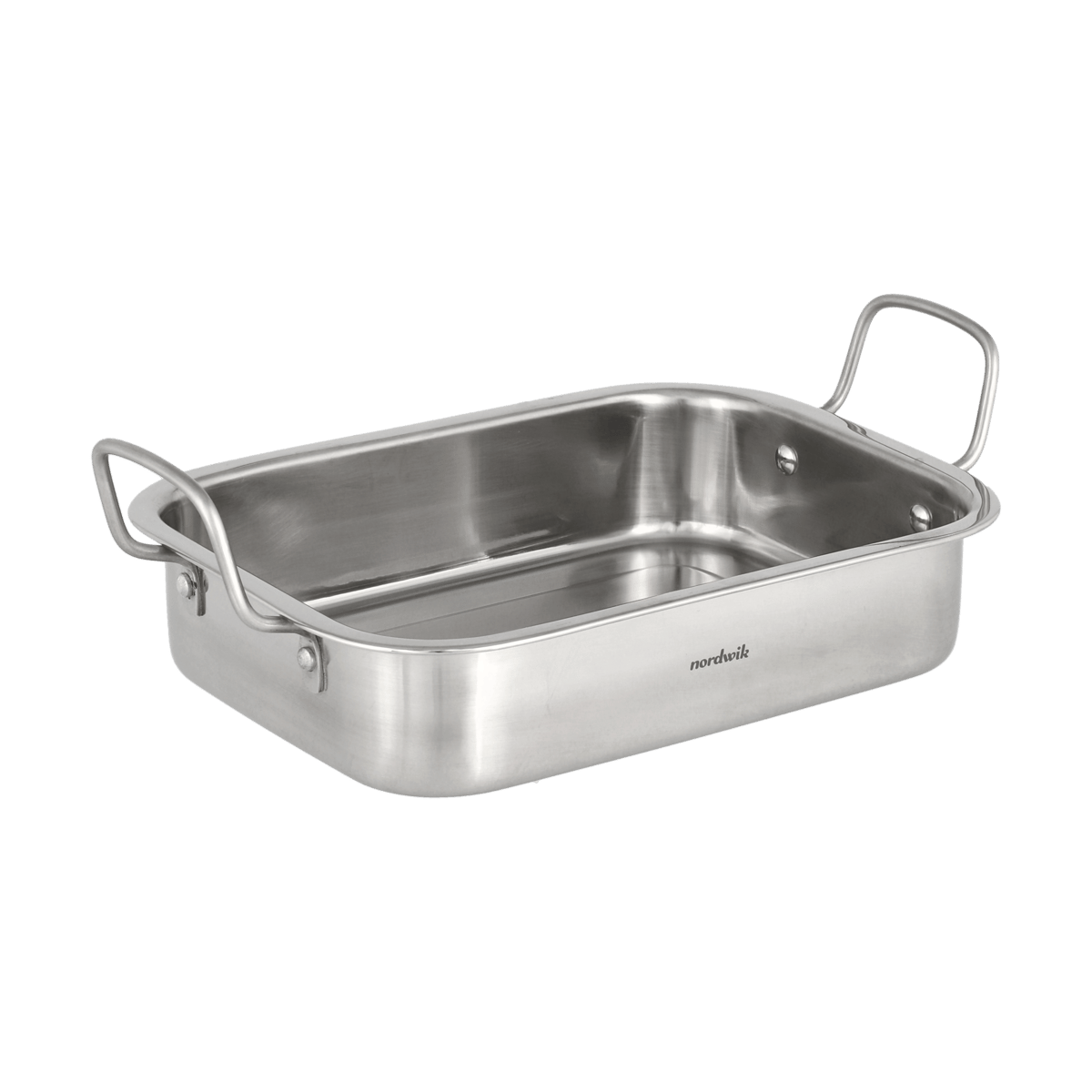 Nordwik oven dish with handles 27 cm | Scandinavian Design | Oven dishes | Silver-coloured
