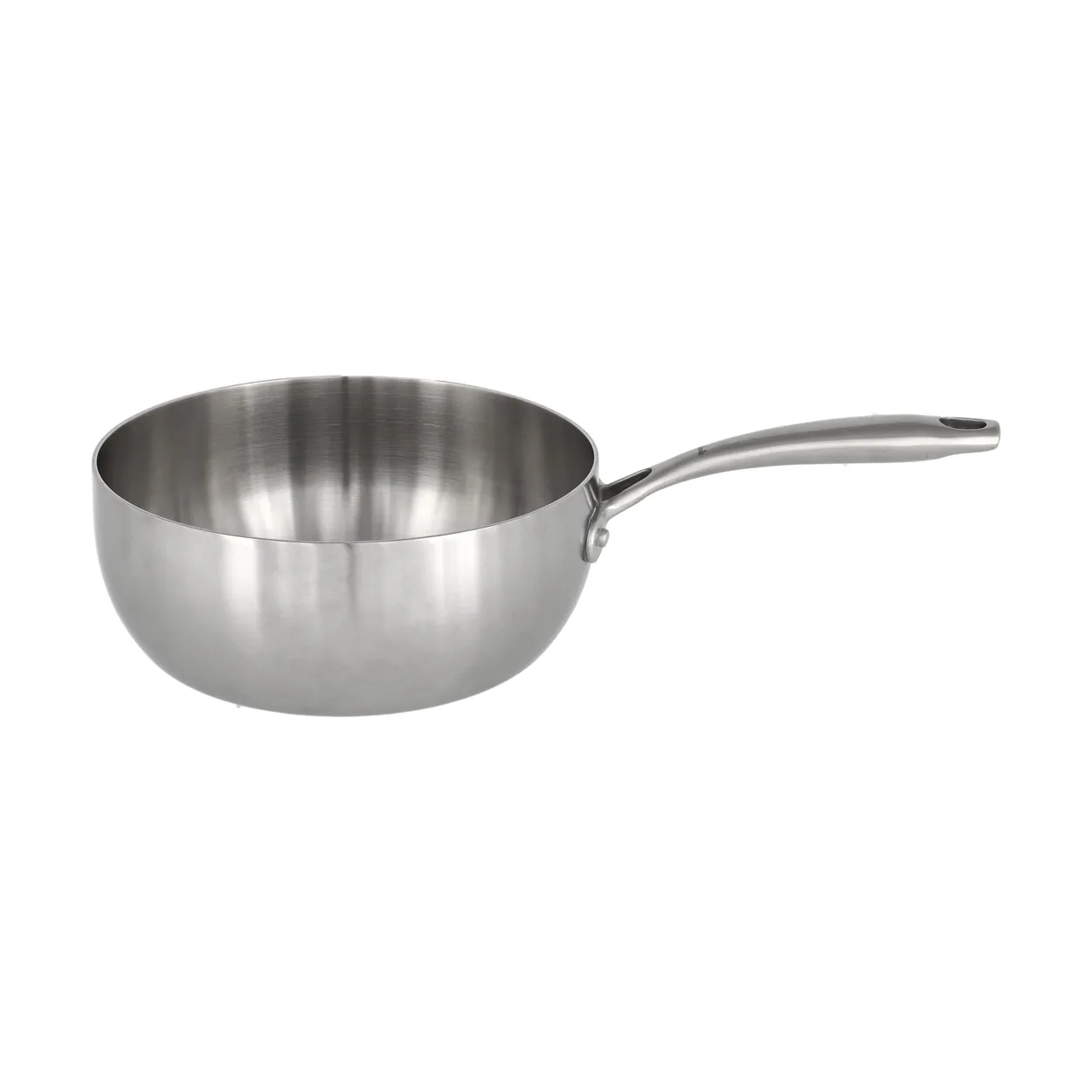 Nordwik sauteuse 3-ply stainless steel 20 cm | Scandinavian Design | Saucier & sauté pans | Silver-coloured