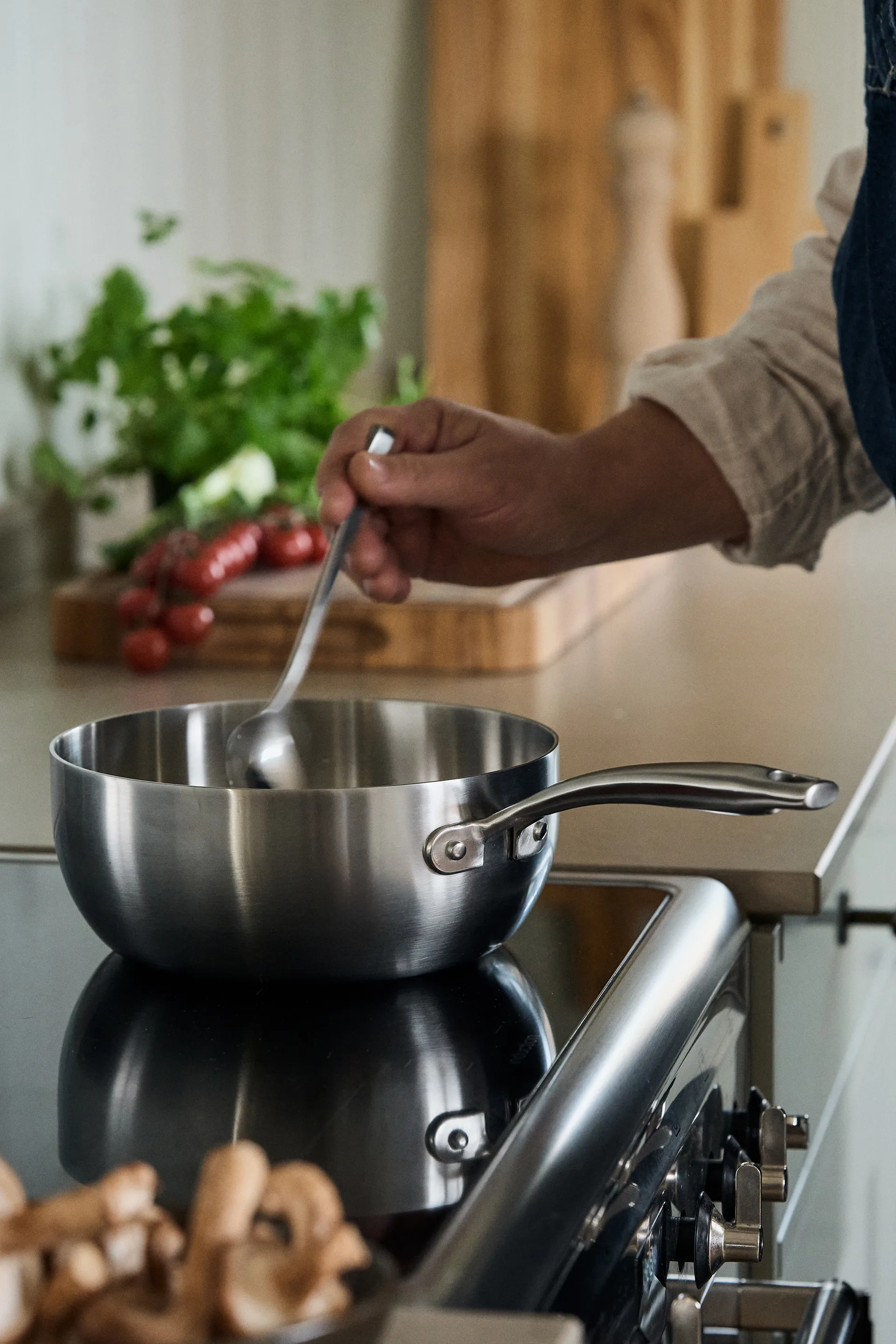 Nordwik sauteuse 3-ply stainless steel, 20 cm Nordwik