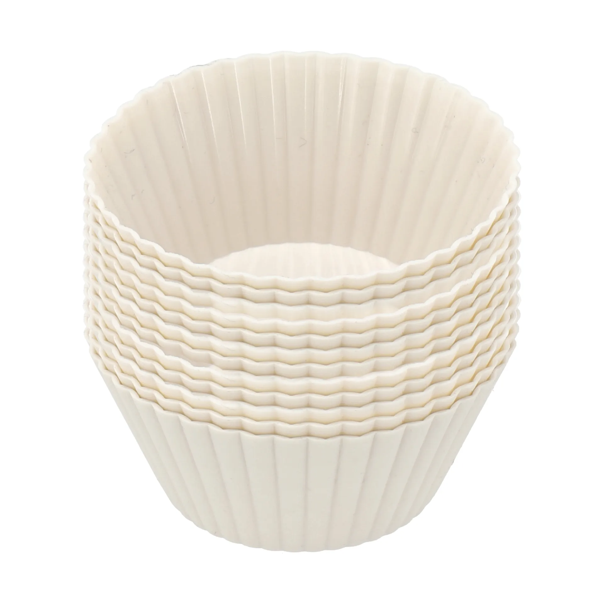 Nordwik silicone muffin molds 12-pack, Cream Nordwik