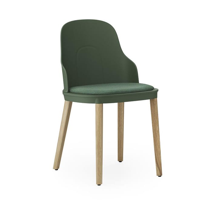 Allez chair with cushion and oak legs - Park Green - Normann Copenhagen