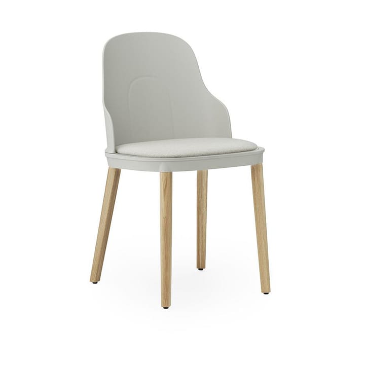 Allez chair with cushion and oak legs - Warm Grey - Normann Copenhagen