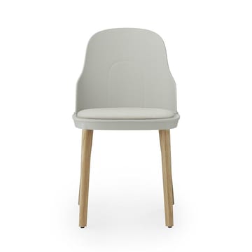 Allez chair with cushion and oak legs - Warm Grey - Normann Copenhagen