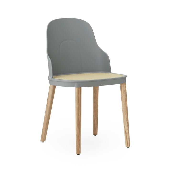 Allez moulded wicker chair - grey-oak - Normann Copenhagen