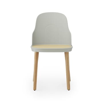 Allez moulded wicker chair - Warm Grey-oak - Normann Copenhagen