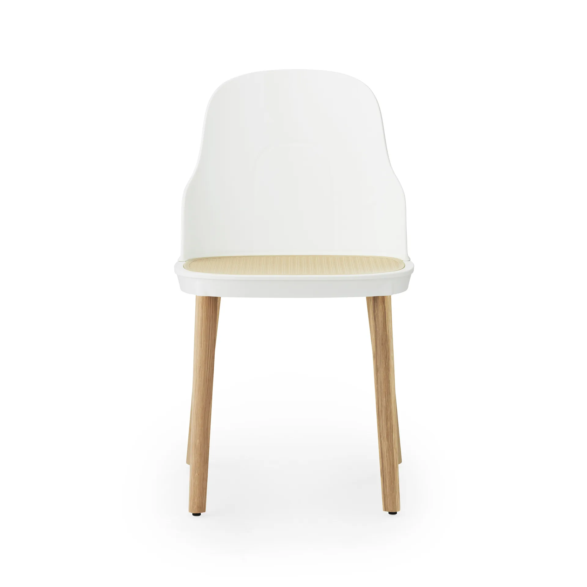 Allez moulded wicker chair, White-oak Normann Copenhagen