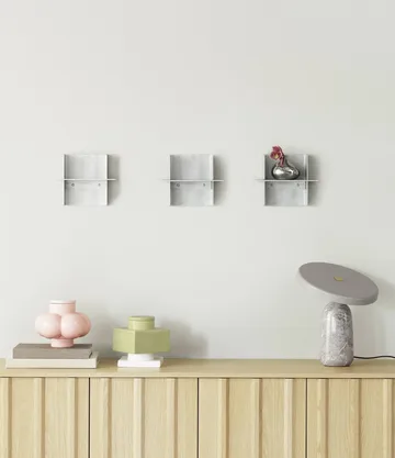 Alu Shelf shelf 25 cm - Aluminium - Normann Copenhagen