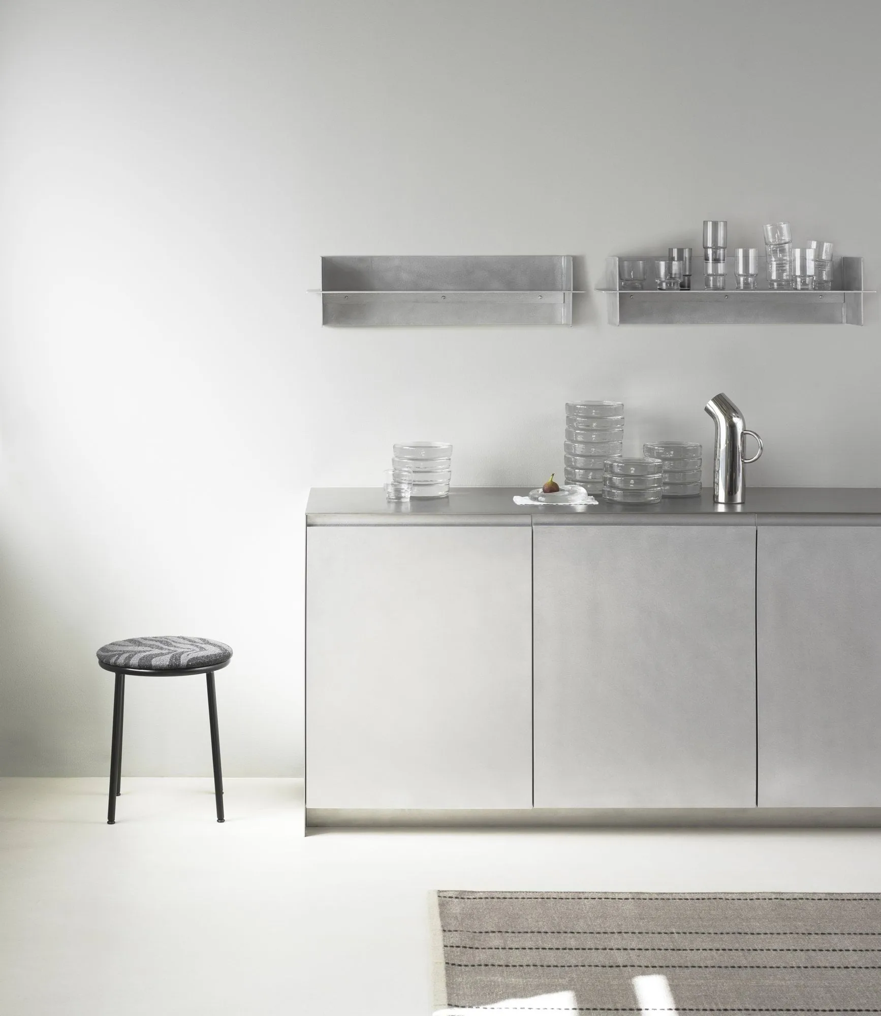 Alu Shelf shelf 80 cm, Aluminium Normann Copenhagen