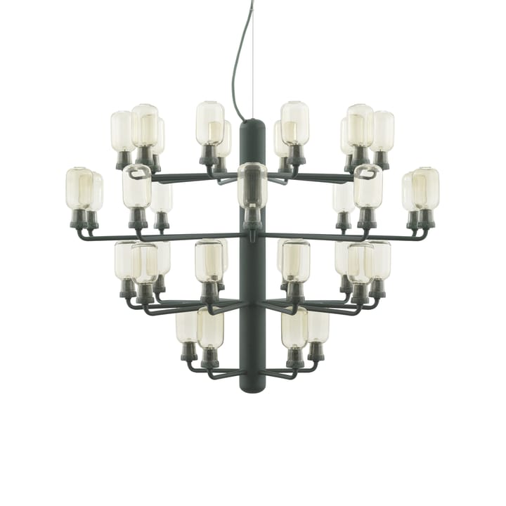 Amp Chandelier - Green/gold, large - Normann Copenhagen