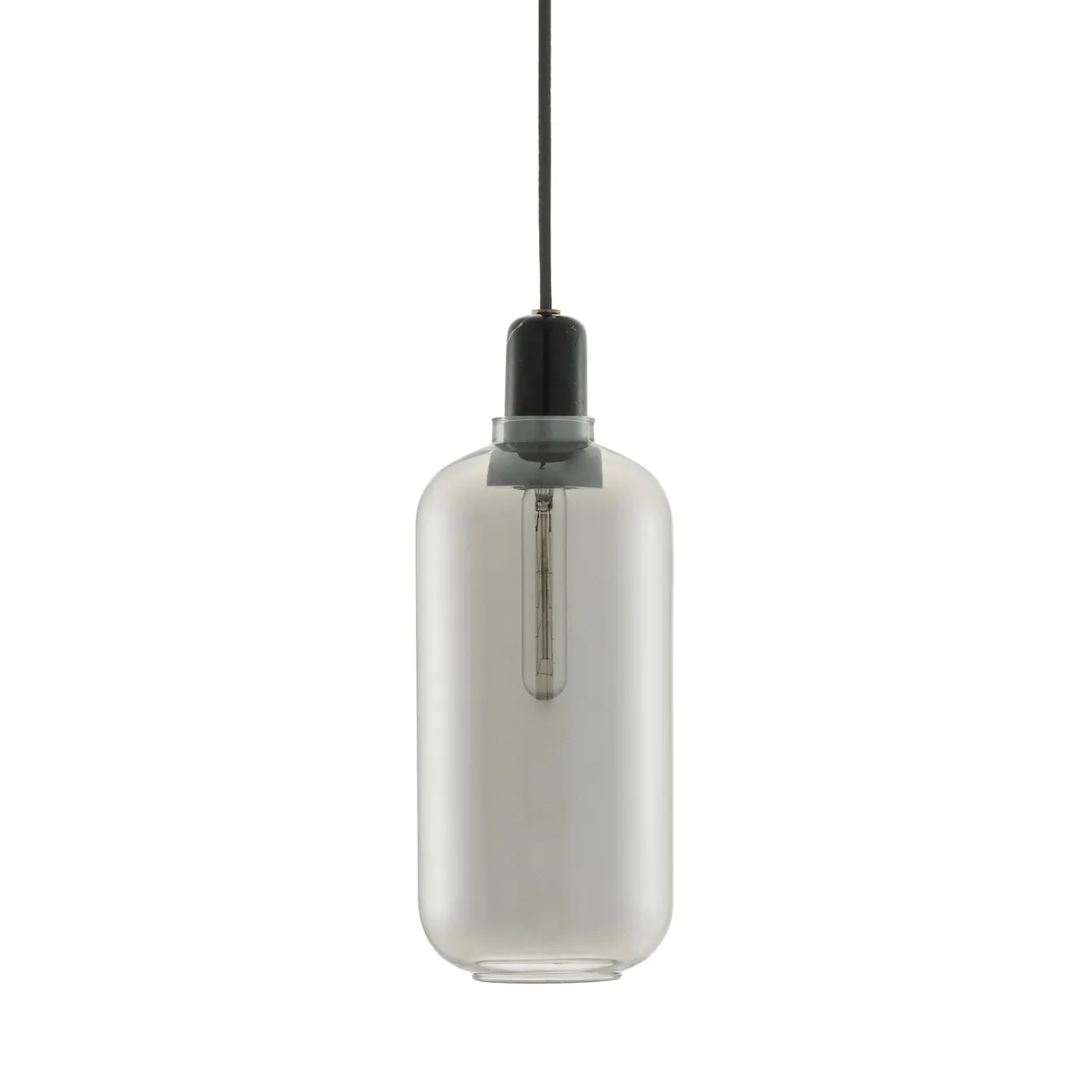 Normann Copenhagen Amp lamp large grey-black | Scandinavian Design | Pendant lamps | Grey