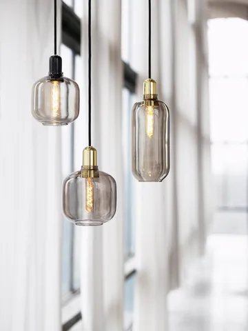 Amp lamp large - Smoke-brass - Normann Copenhagen