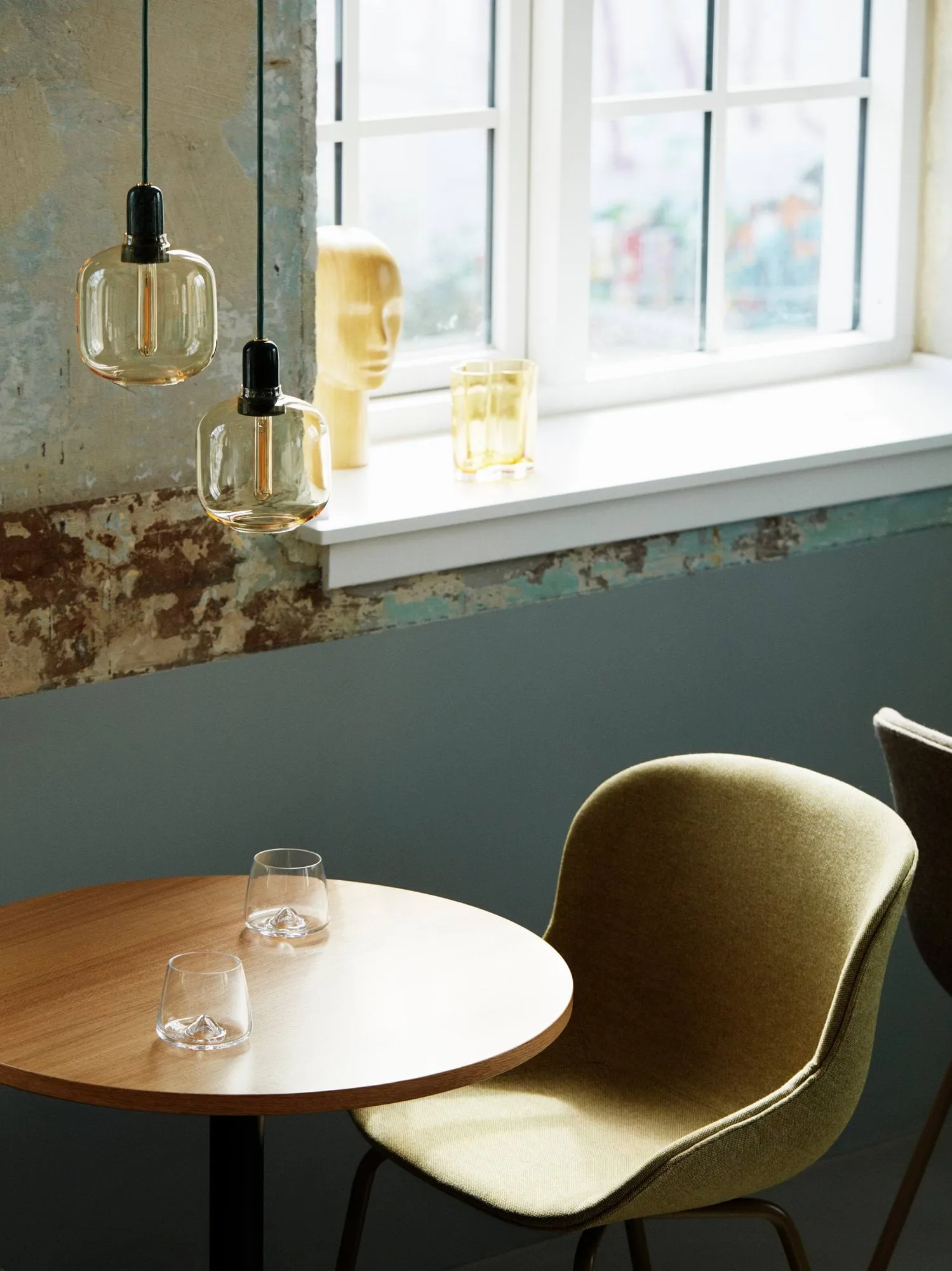 Amp lamp small, gold-green Normann Copenhagen
