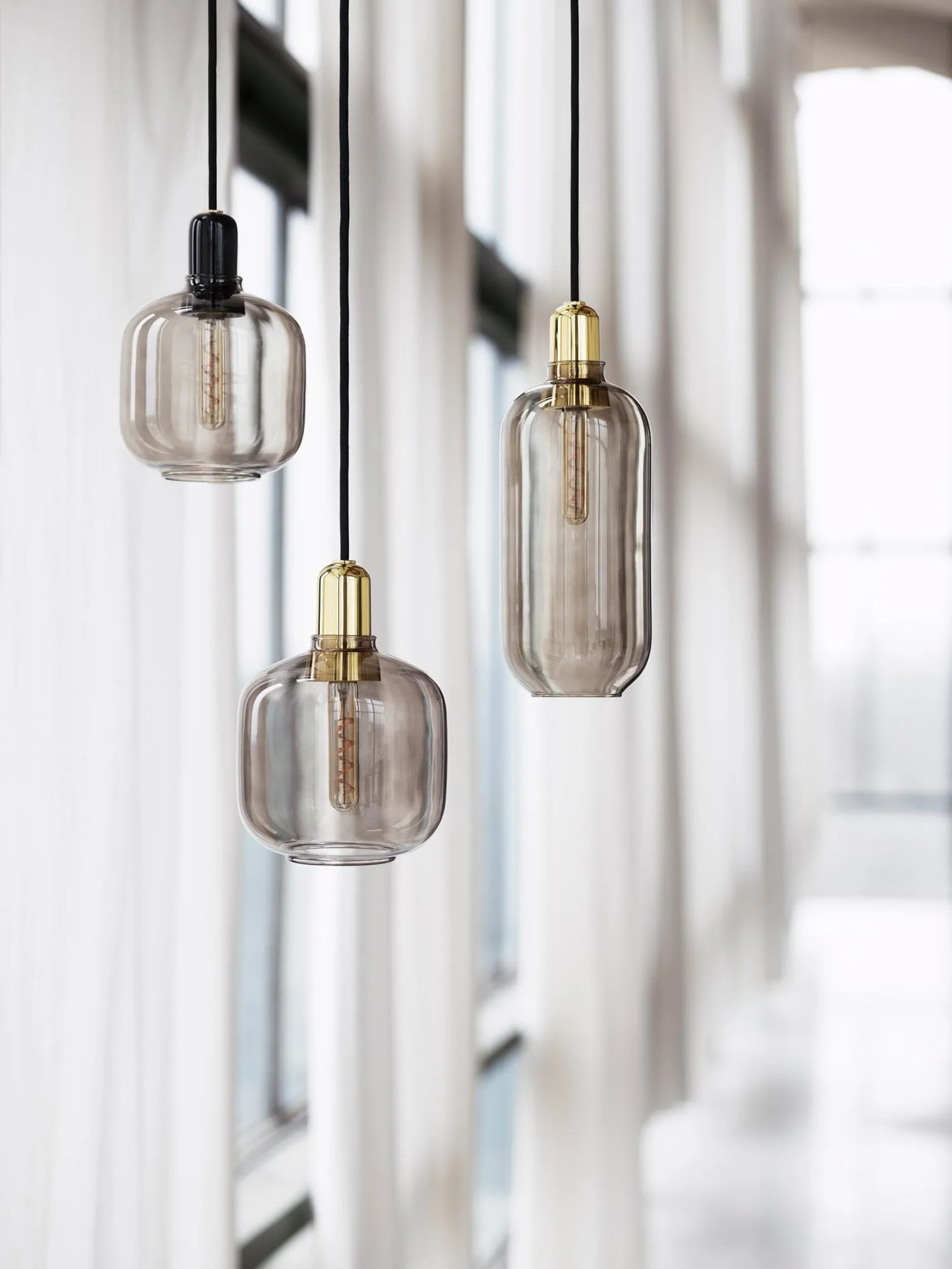 Amp lamp small, grey-black Normann Copenhagen
