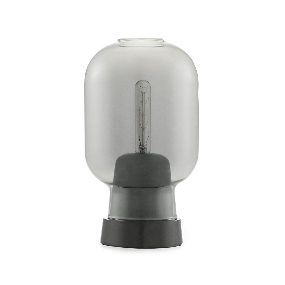 Normann Copenhagen Amp table lamp grey-black | Scandinavian Design | Desk & table lamps | Grey