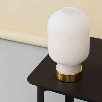 Amp table lamp - white-brass - Normann Copenhagen
