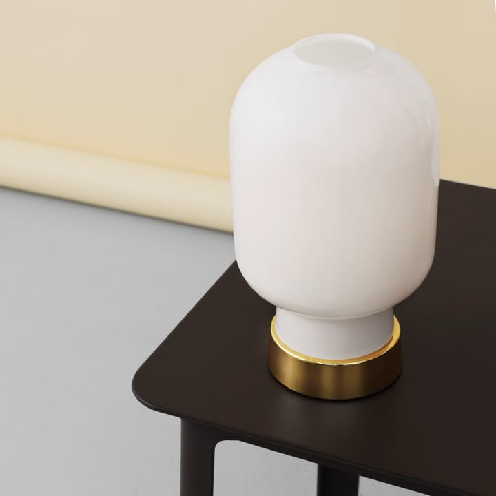 Amp table lamp - white-brass - Normann Copenhagen