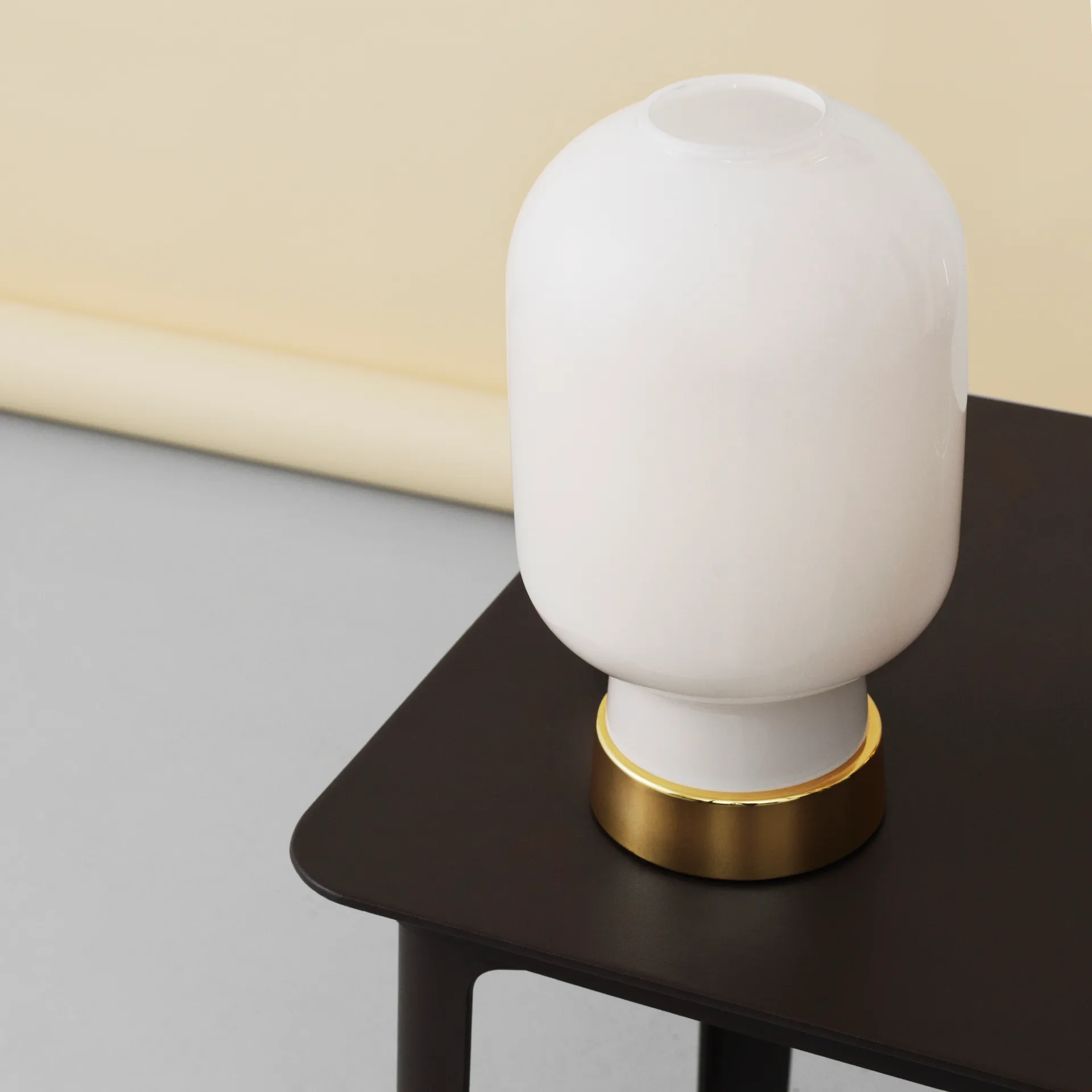 Amp table lamp, white-brass Normann Copenhagen