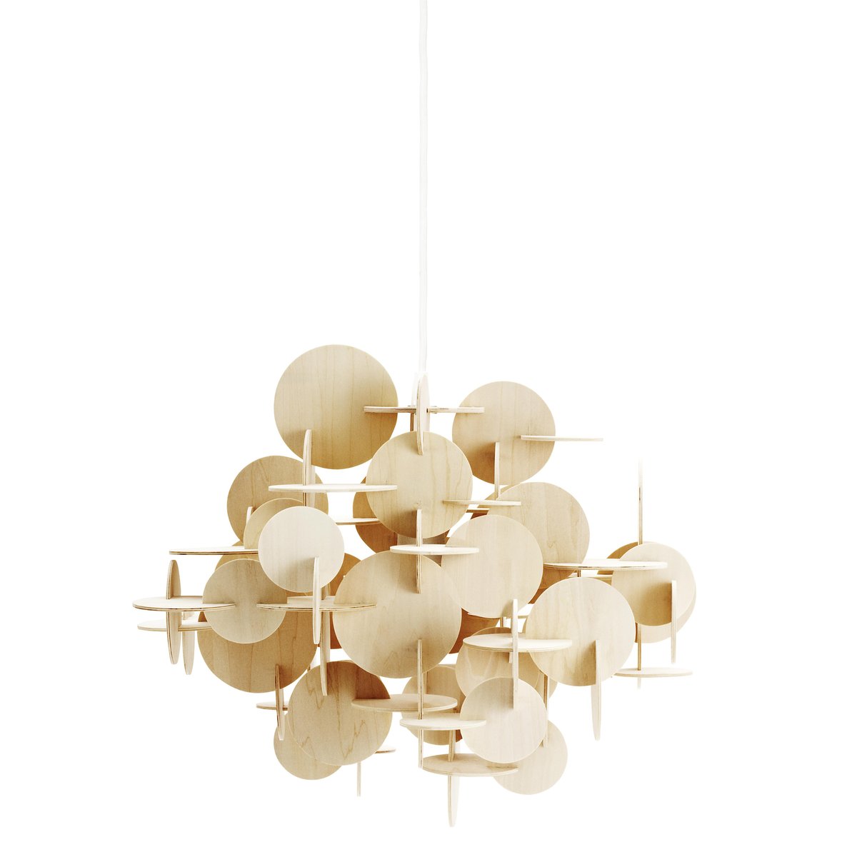 Normann Copenhagen Bau lampa nature large 48.8 | Scandinavian Design | Pendant lamps | Beige